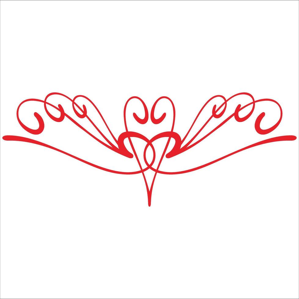 The flower pistil is red in color vector
