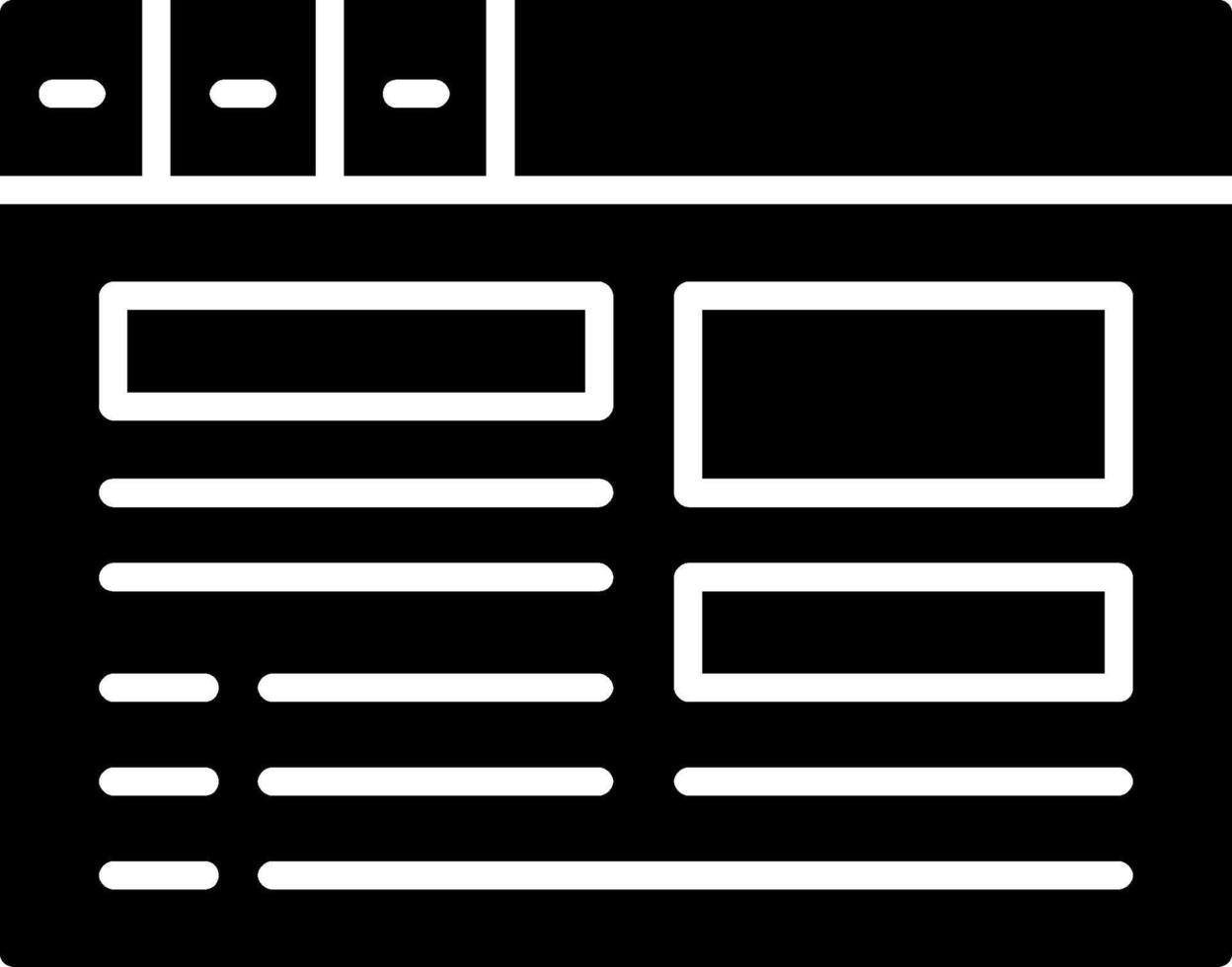 Blog Icon Design Symbol vector