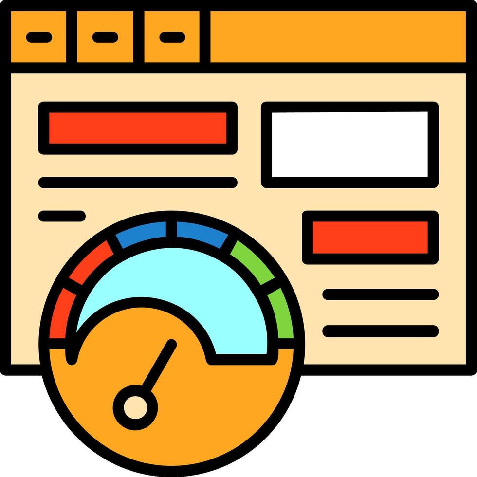 Page speed Icon Design Symbol vector