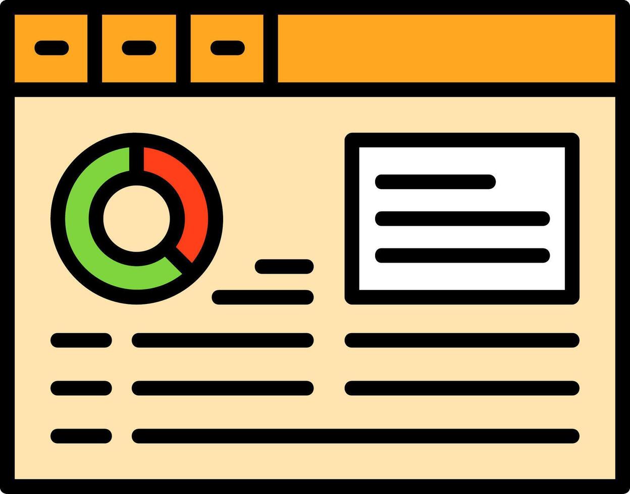 Web analytics Icon Design Symbol vector