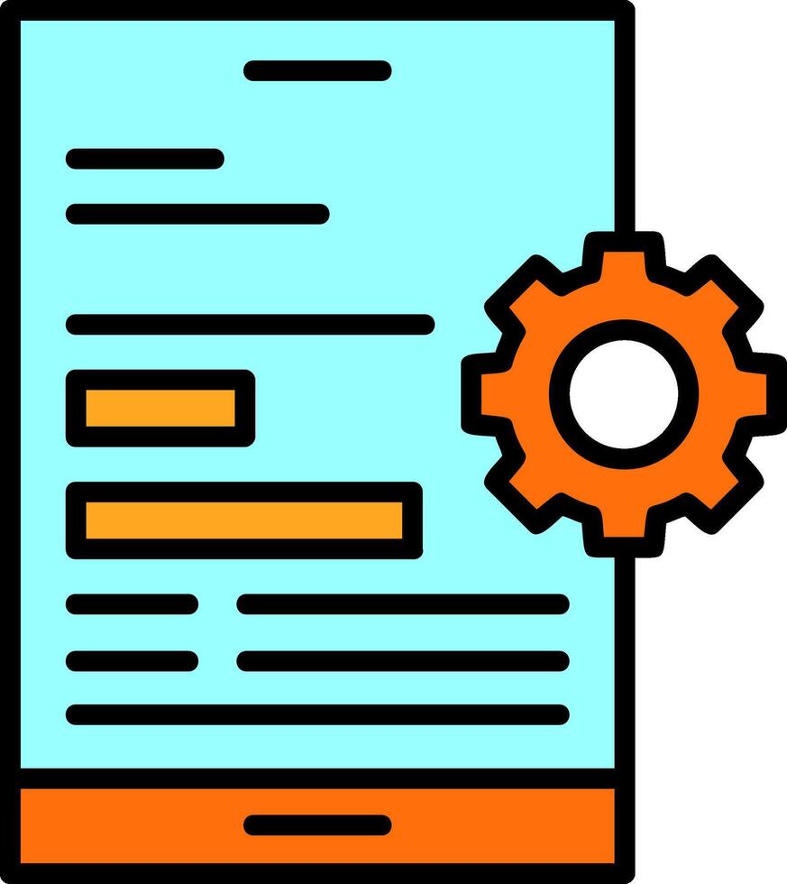 Mobile optimization Icon Design Symbol vector