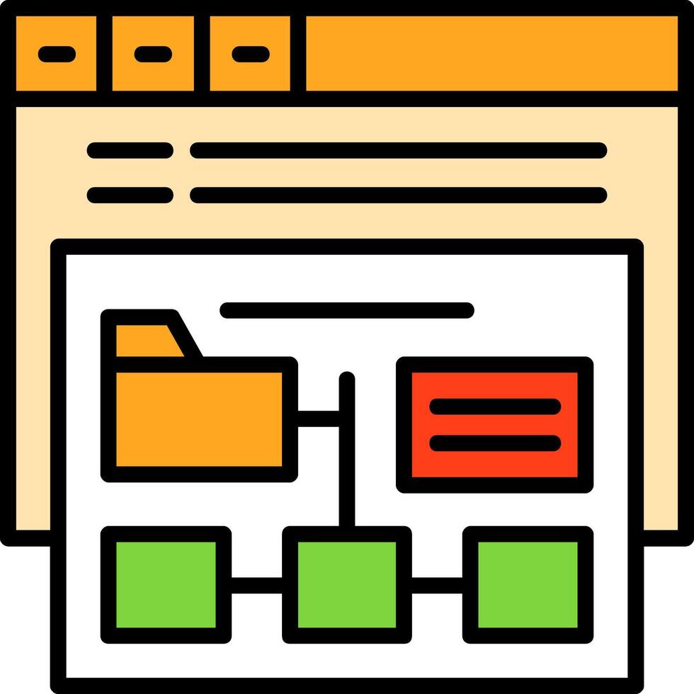 XML sitemap Icon Design Symbol vector