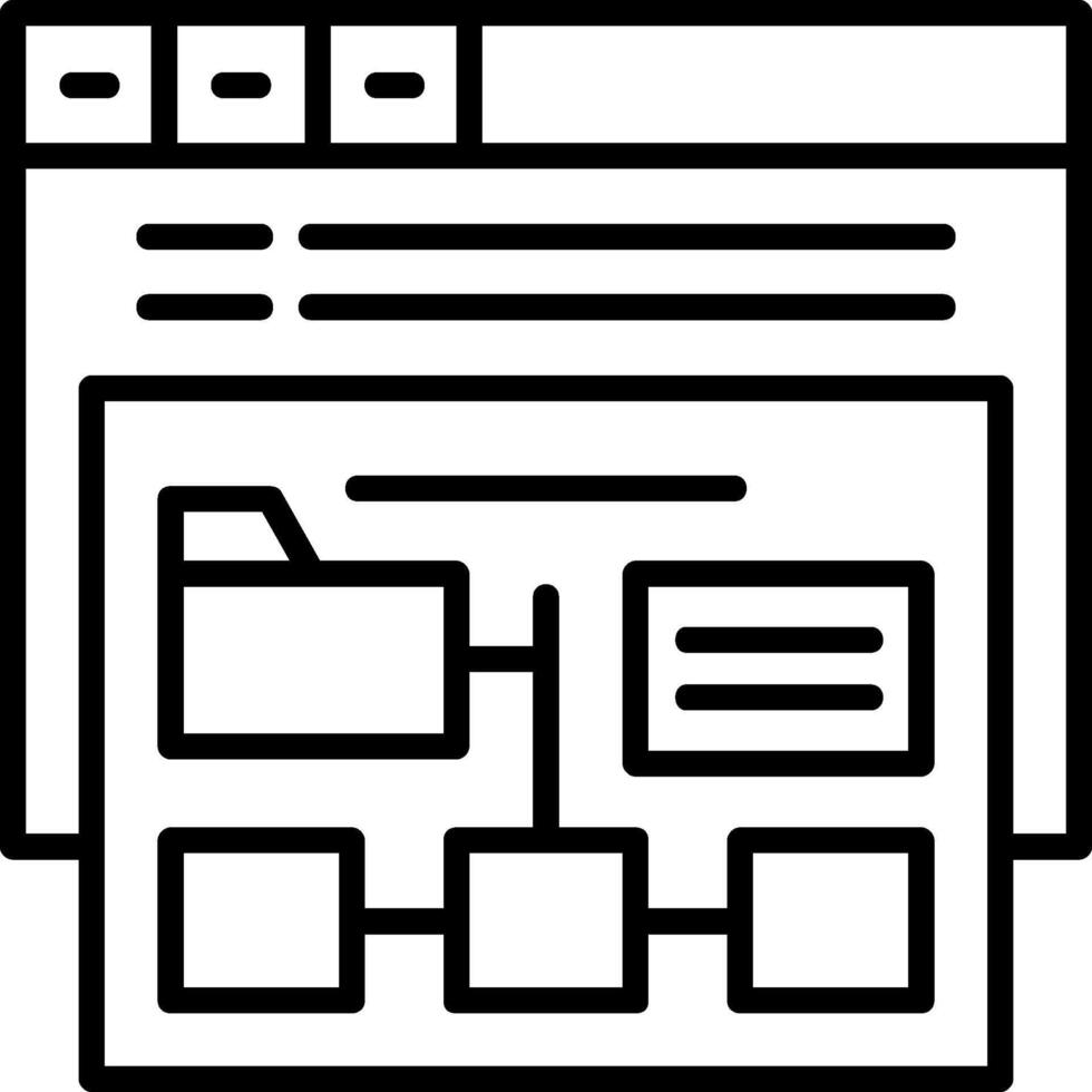 XML sitemap Icon Design Symbol vector