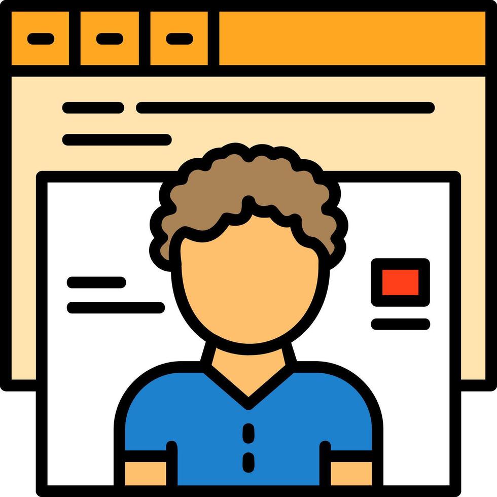 Unique visitors Icon Design Symbol vector