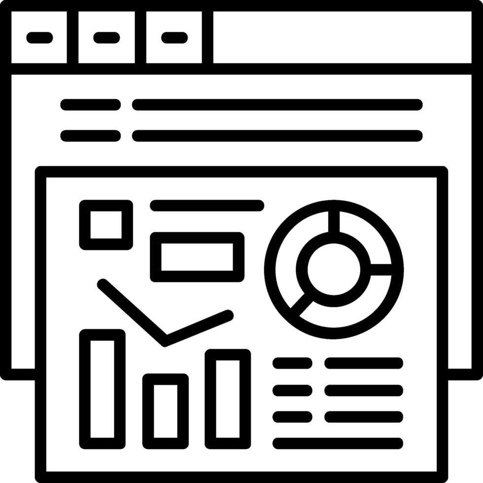 Metrics Icon Design Symbol vector