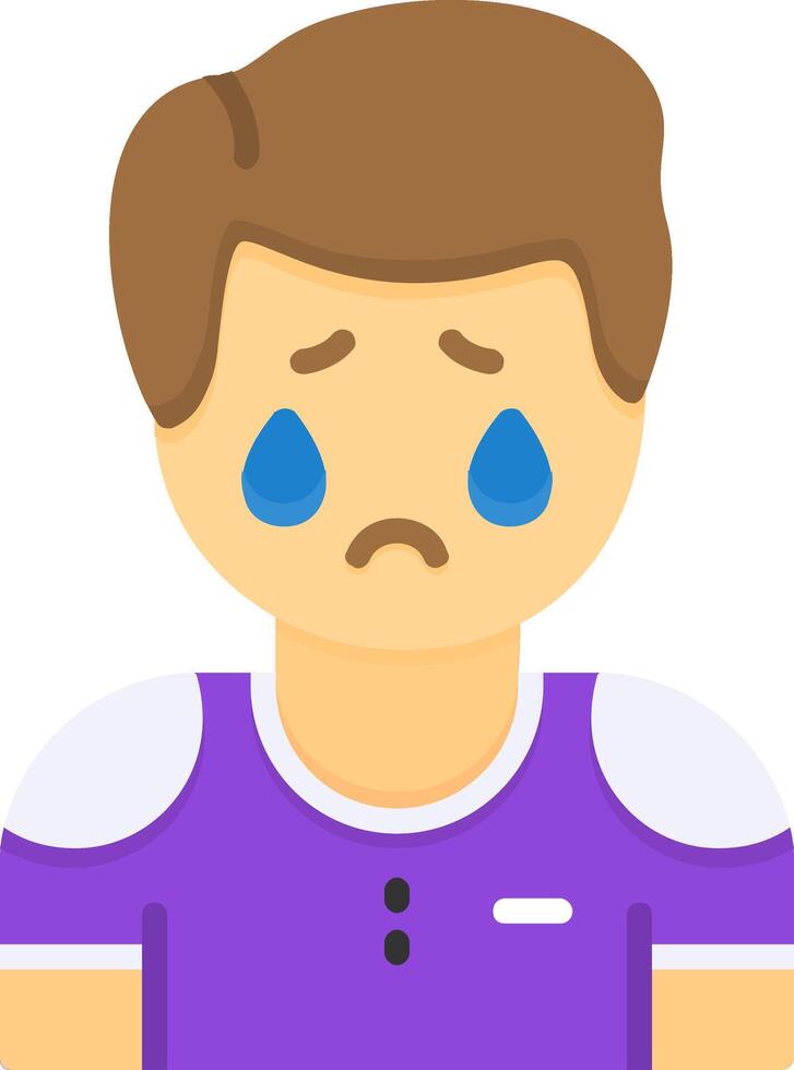 Melancholy Icon Desogn Symbol vector