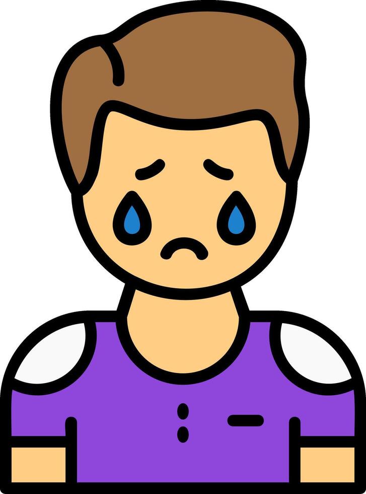 Melancholy Icon Desogn Symbol vector