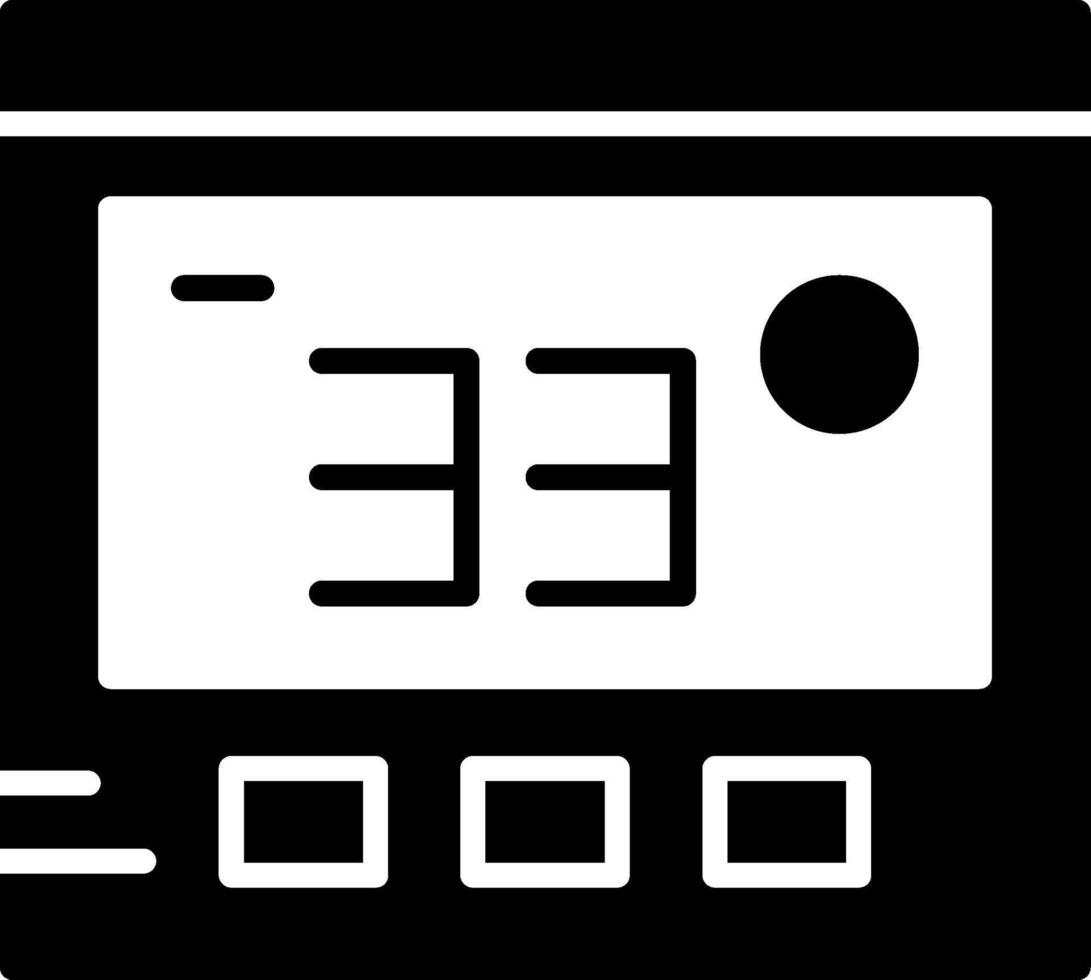 Thermostat Icon Design vector