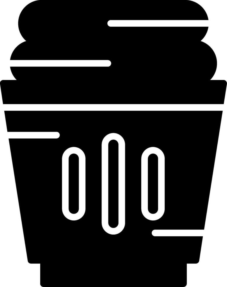 Laundry basket Icon Design vector