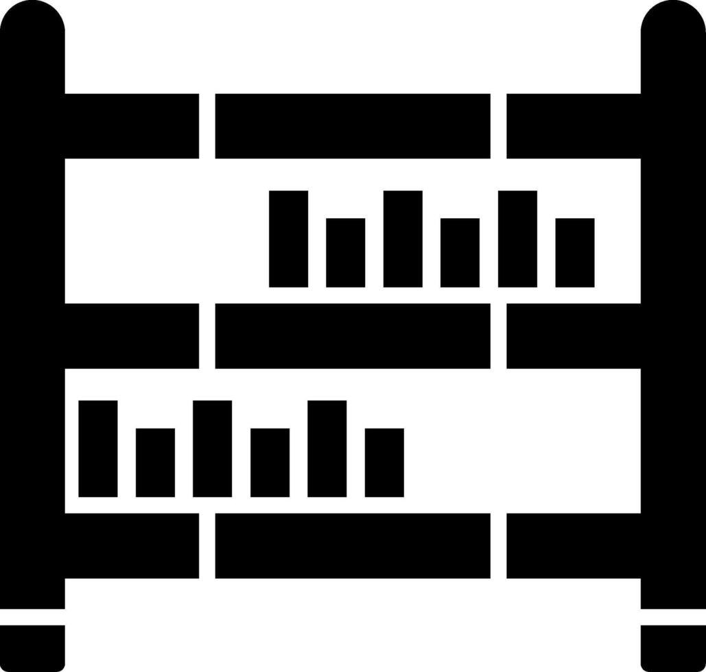 Bookshelf Icon Design vector