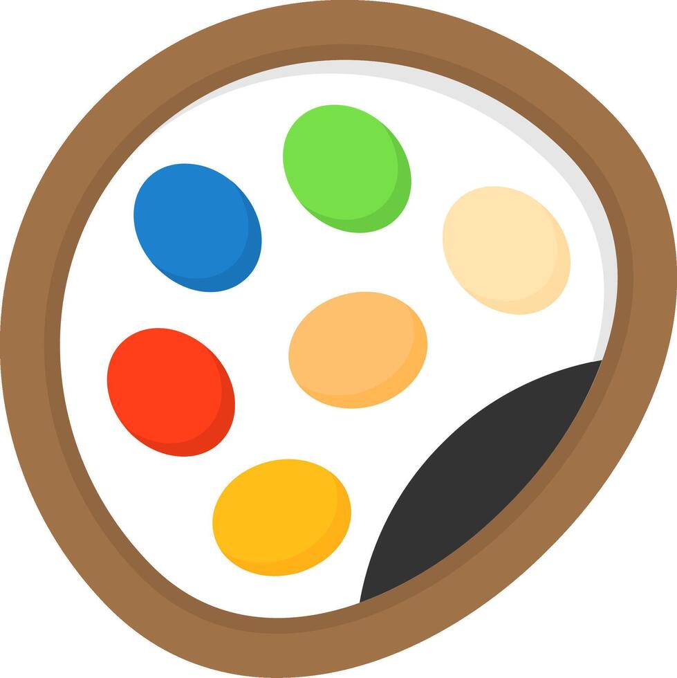 Palette Icon Design vector