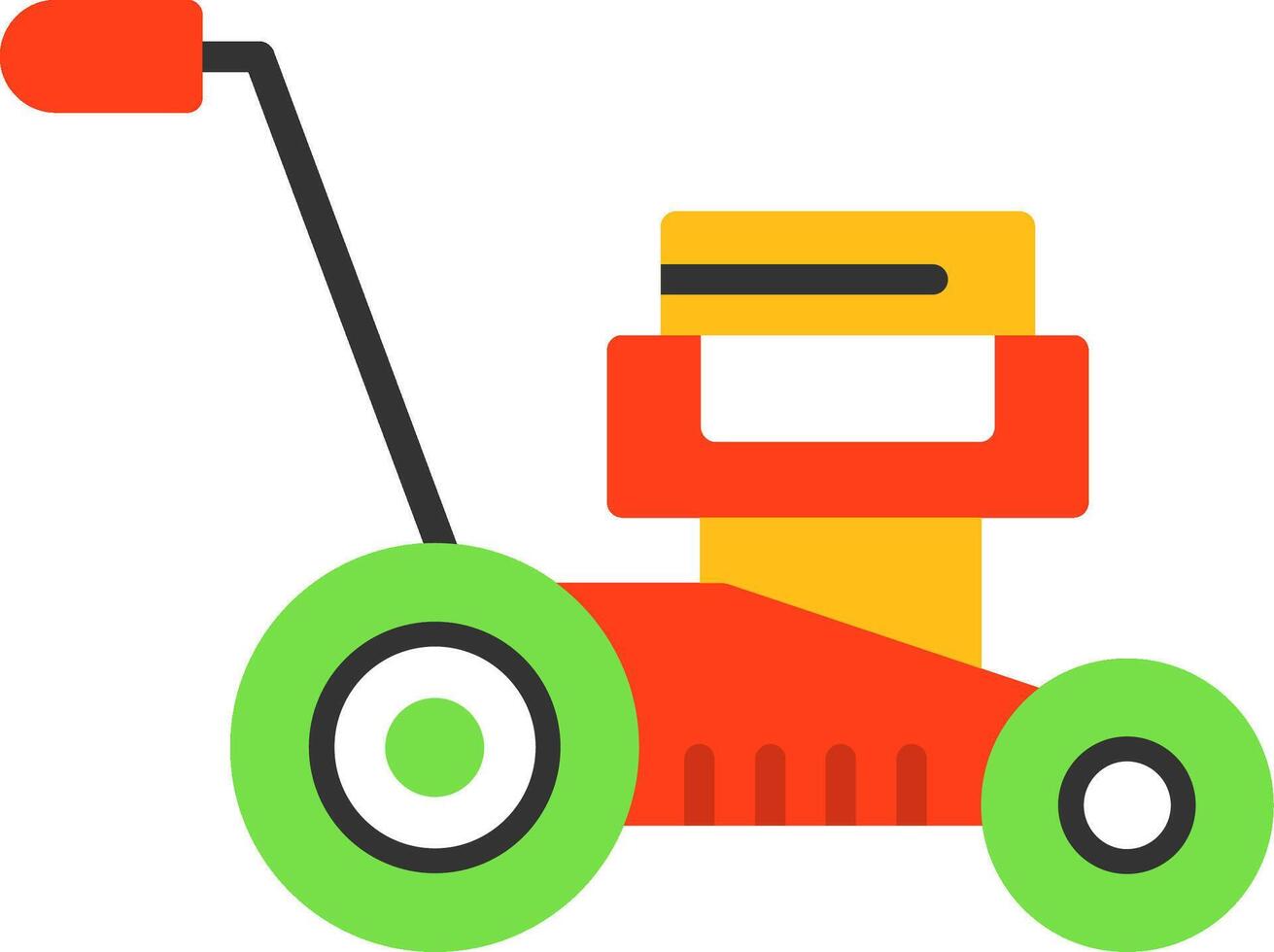 Lawnmower Icon Design vector