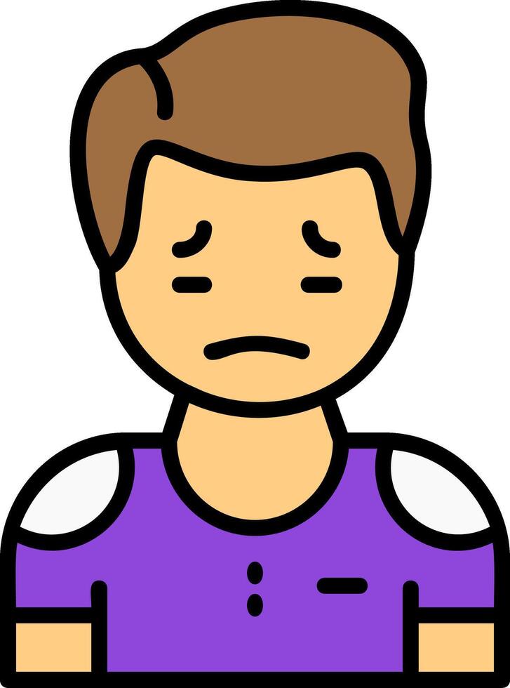 Loneliness Icon Desogn Symbol vector