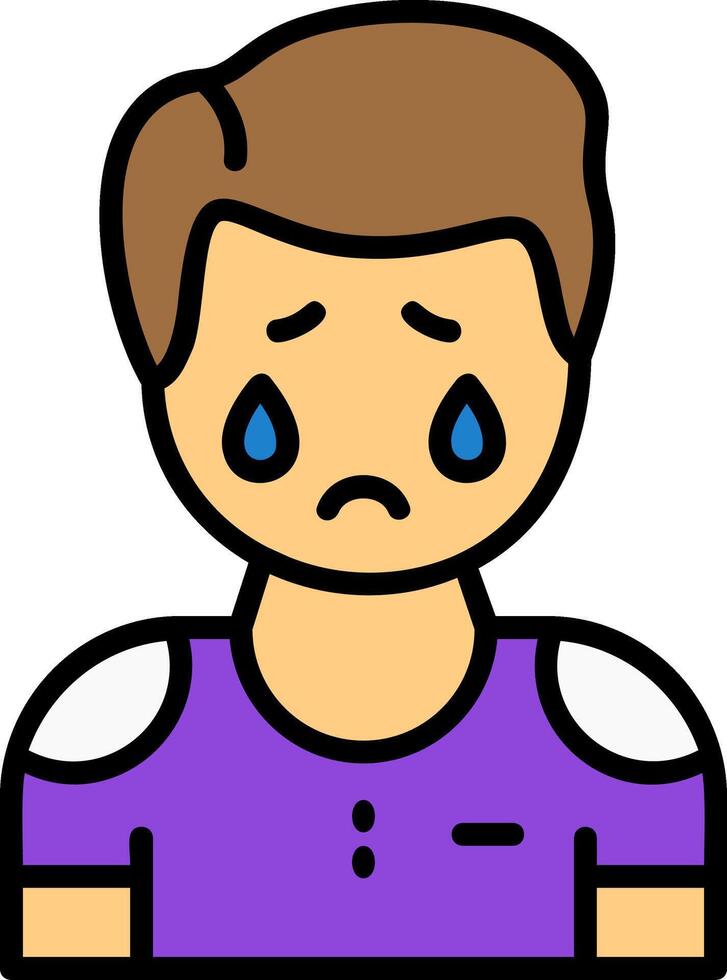Melancholy Icon Desogn Symbol vector