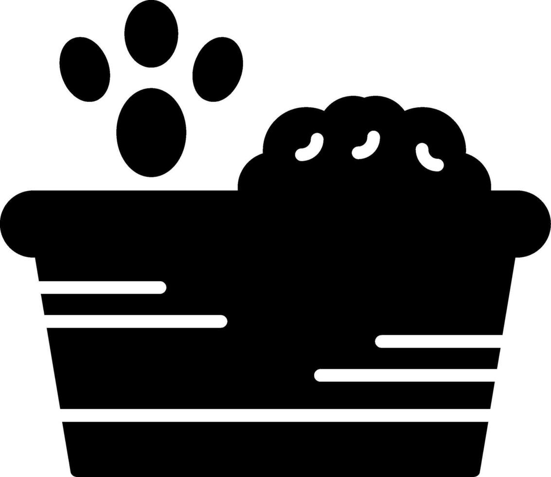 Cat litter box Icon Design vector