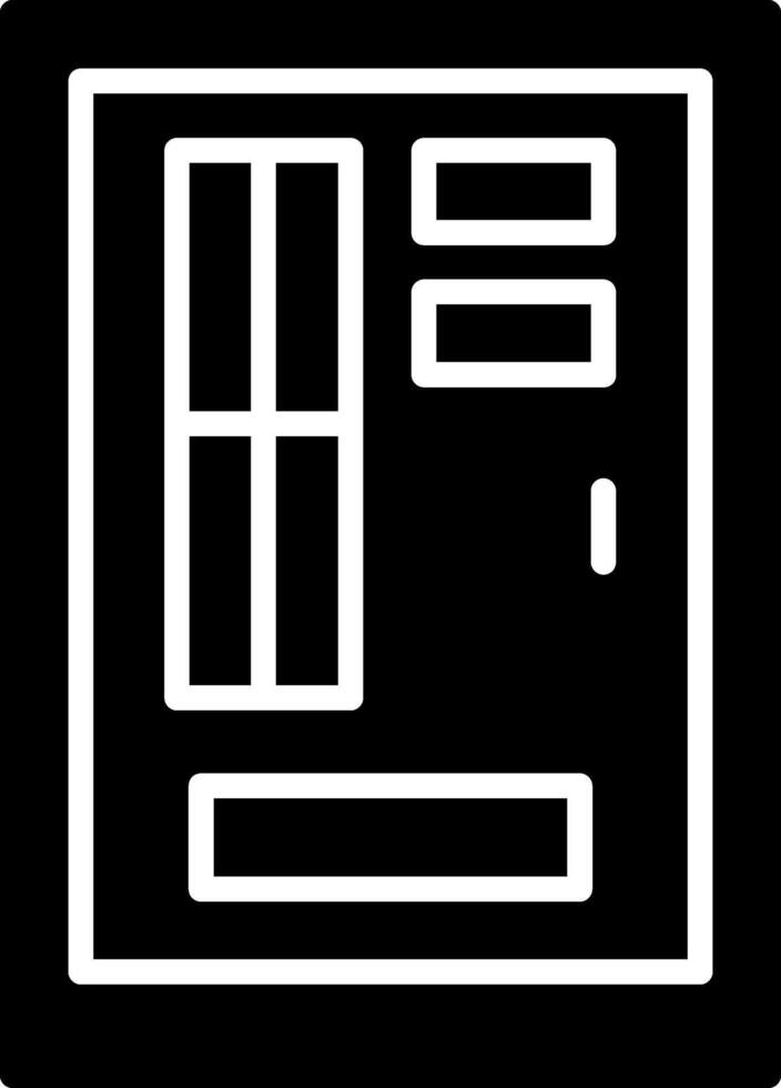 Back door Icon Design vector
