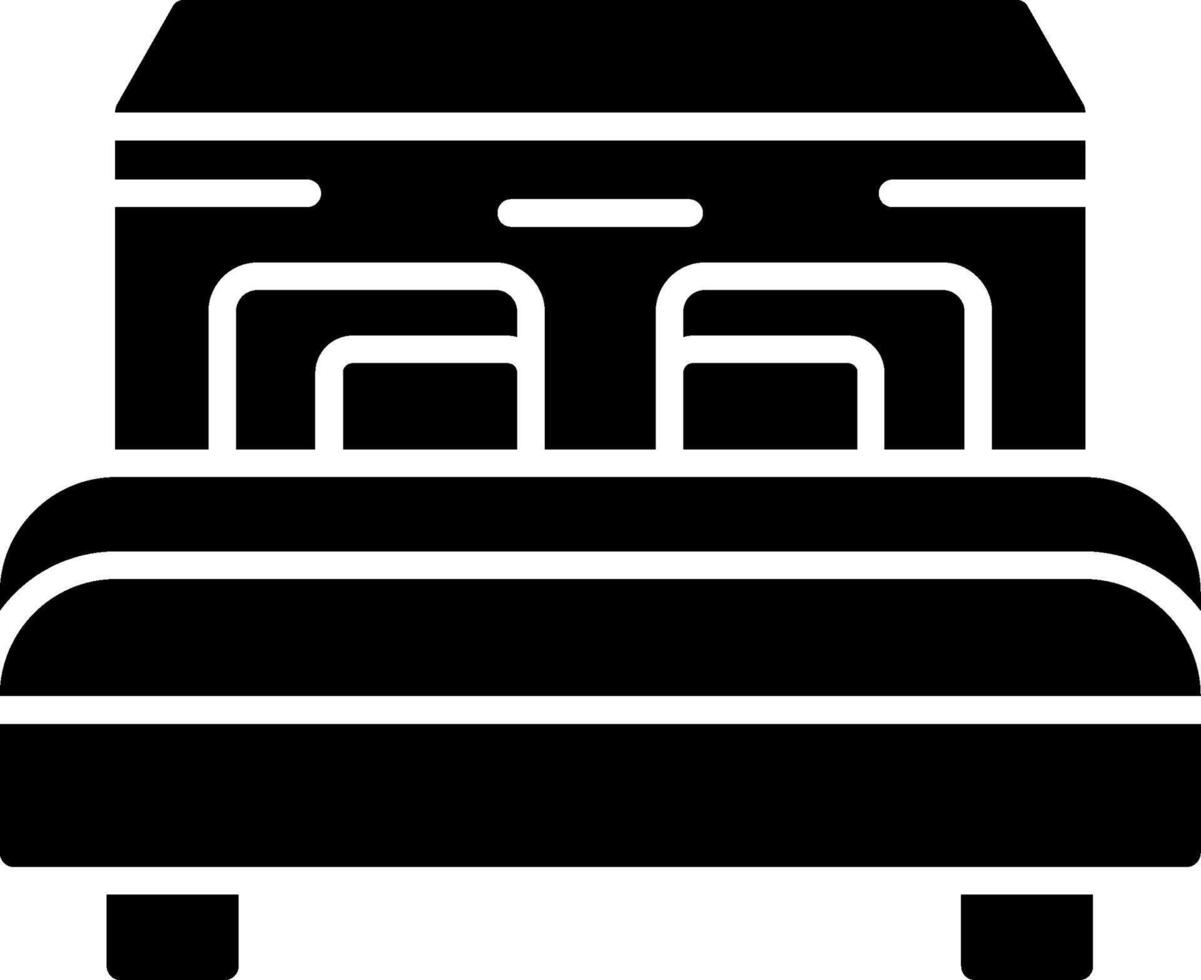 Bed Icon Design vector