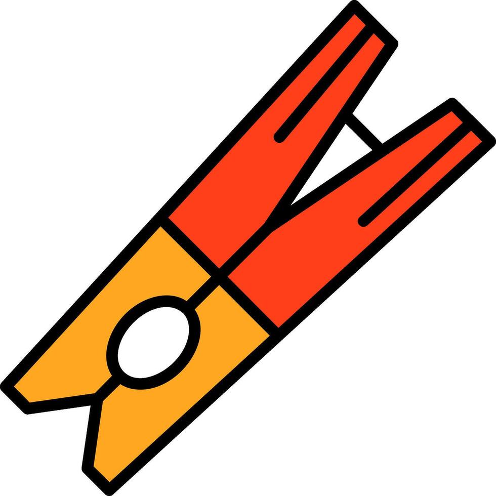 Clothespin Icon Design vector
