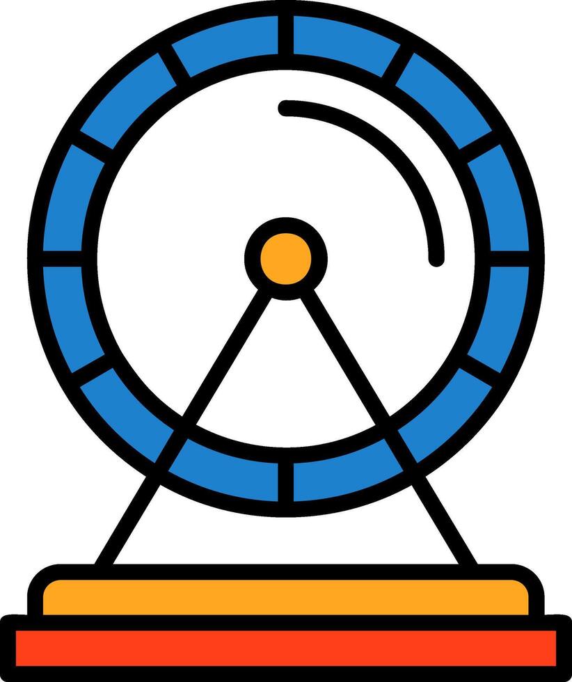 Hamster wheel Icon Design vector