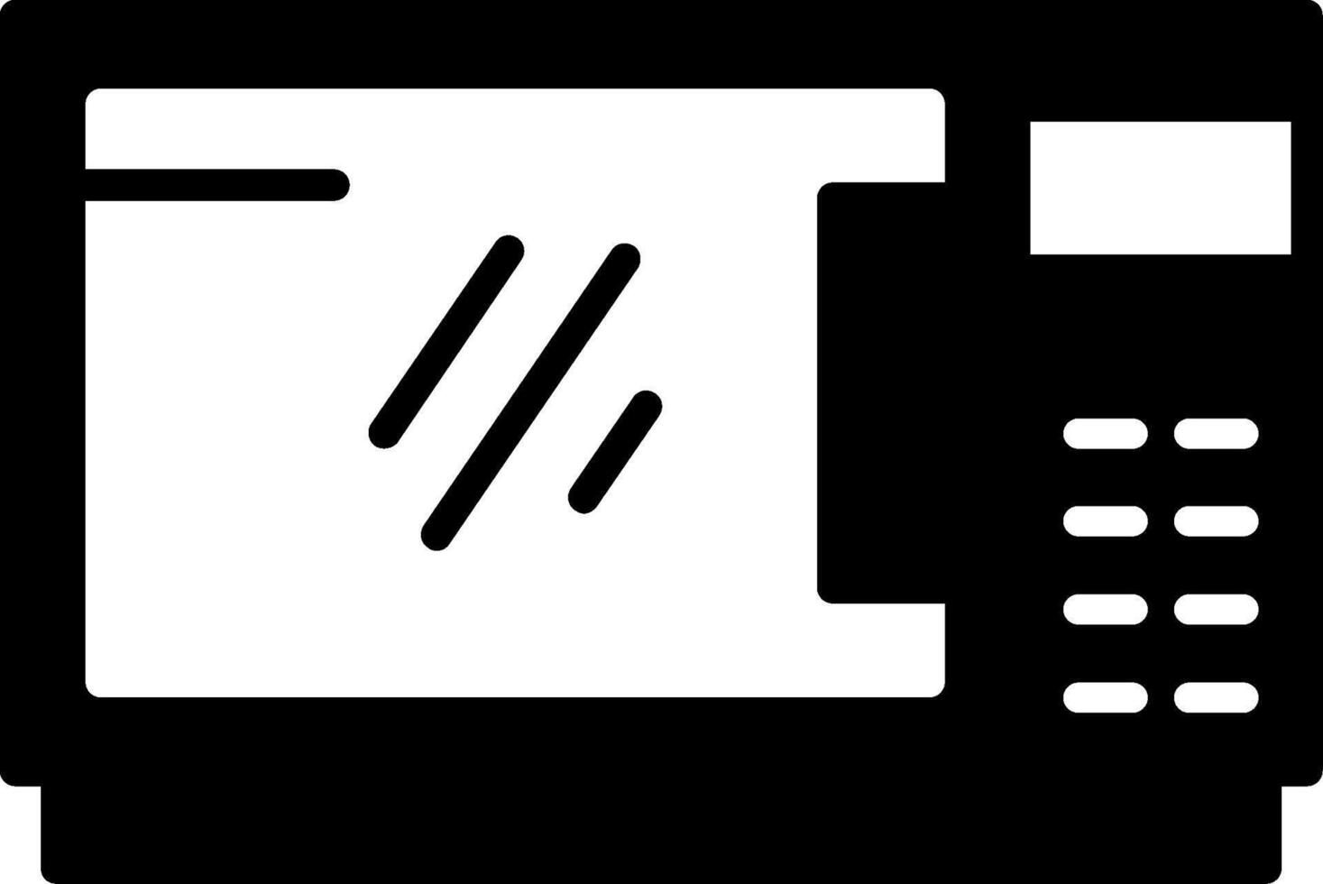 Microwave Icon Design vector