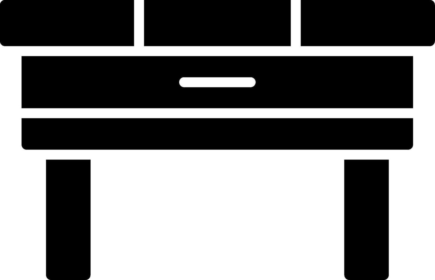 Table Icon Design vector