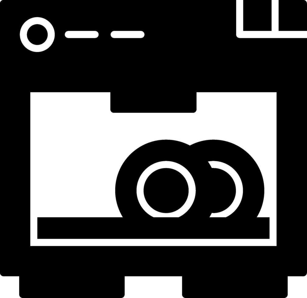 Dishwasher Icon Design vector