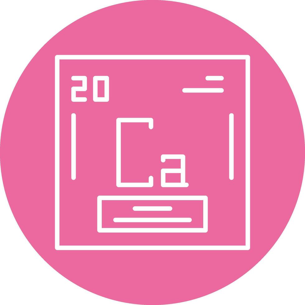 Calcium Icon Design vector