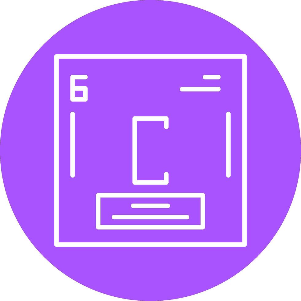 Carbon Icon Design vector