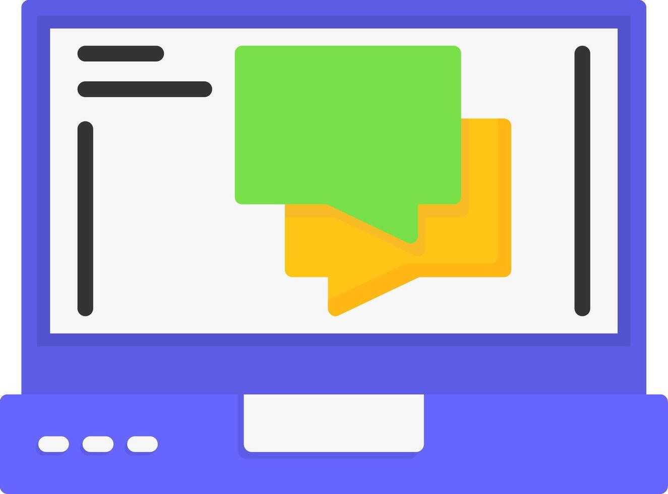 Chat Icon Design vector