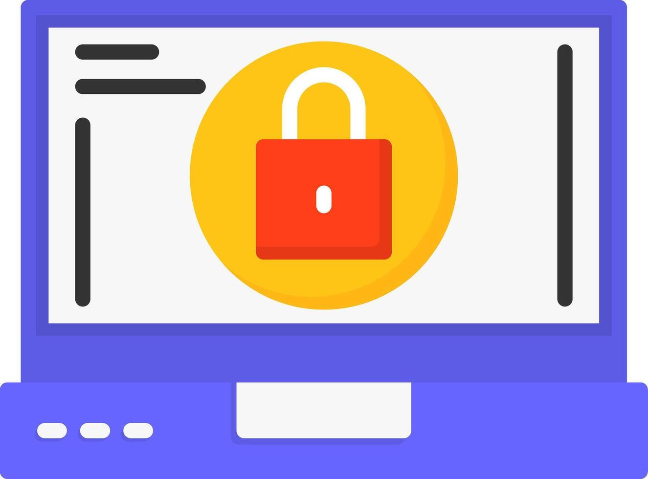 Lock Icon Design vector