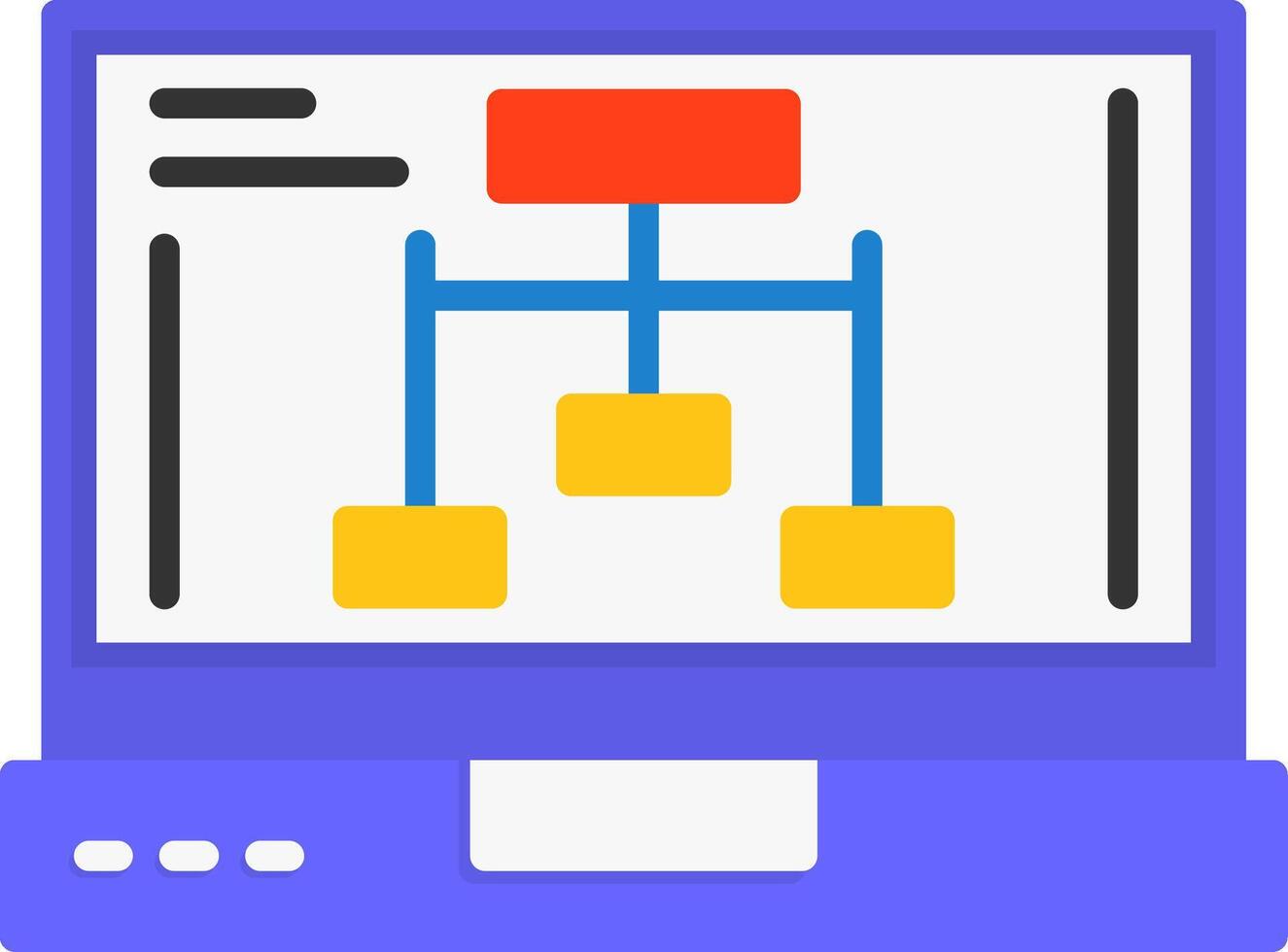 Network Icon Design vector