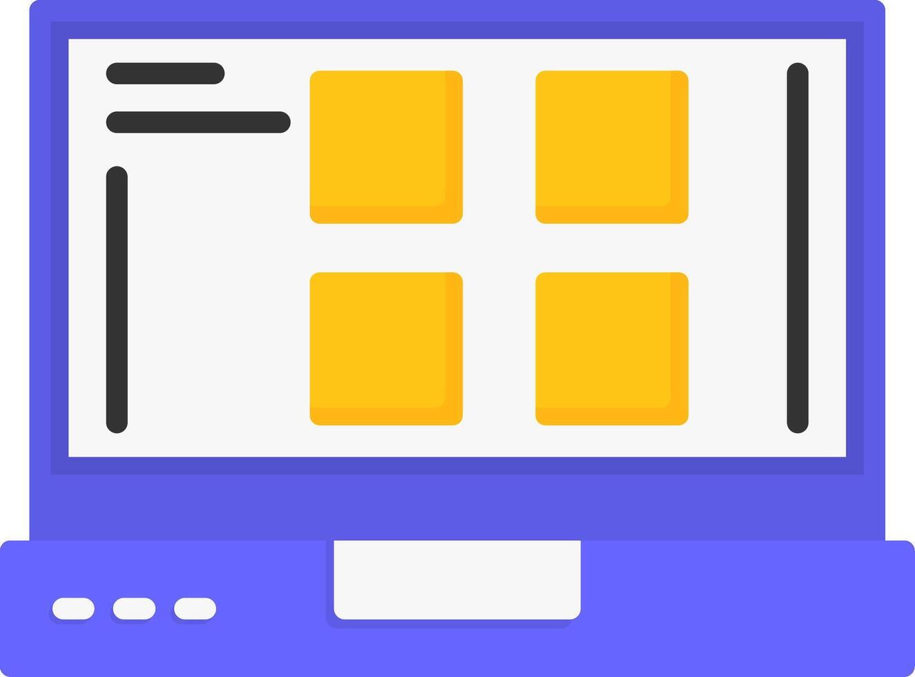 Menu Icon Design vector