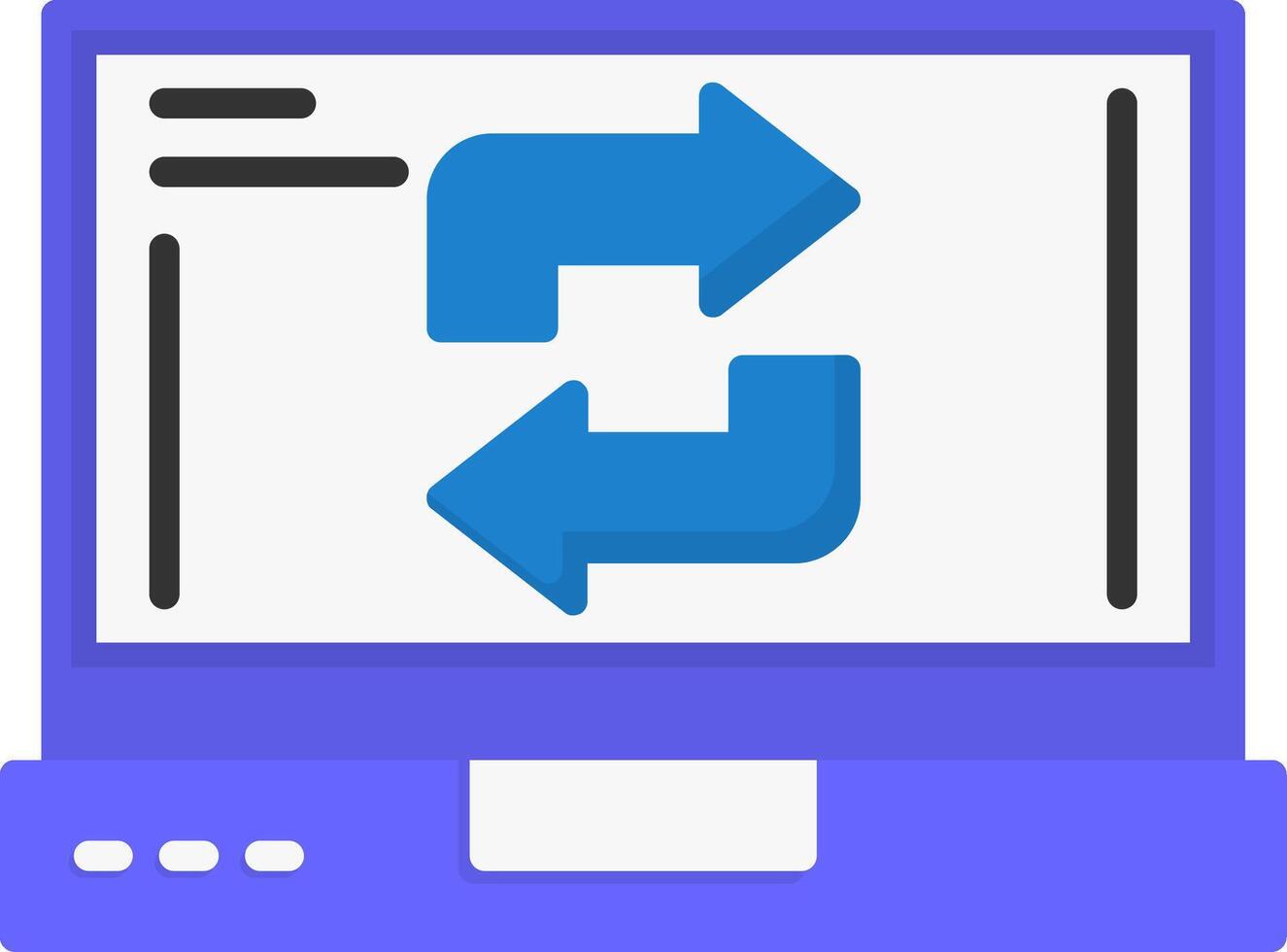 Refresh Icon Design vector