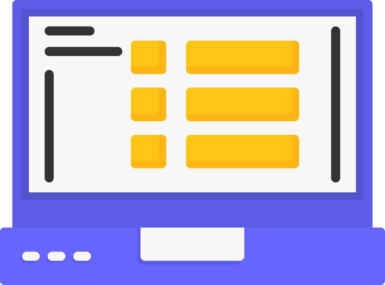 Menu Icon Design vector