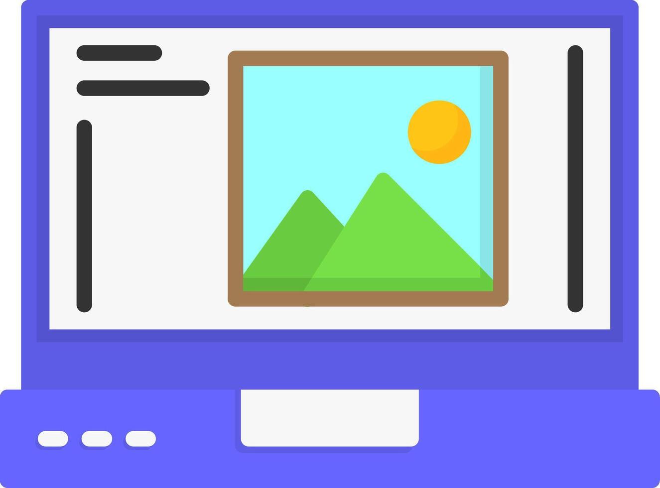 Image Icon Design vector