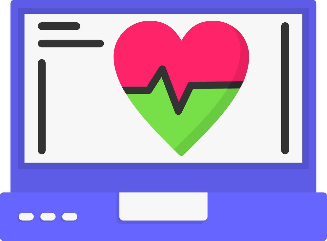 Heartbeat Icon Design vector