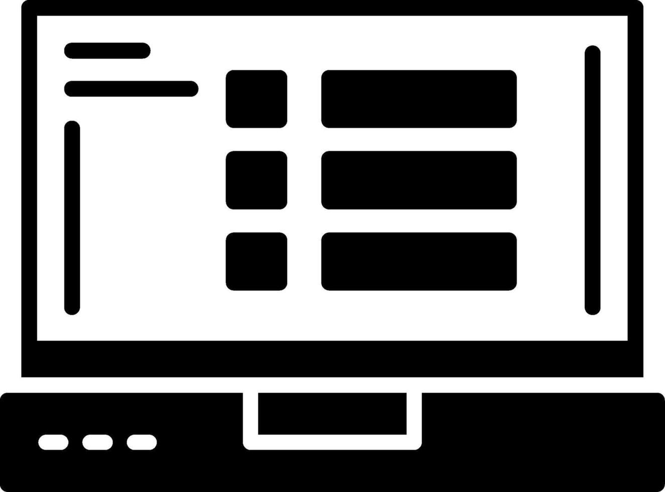Menu Icon Design vector