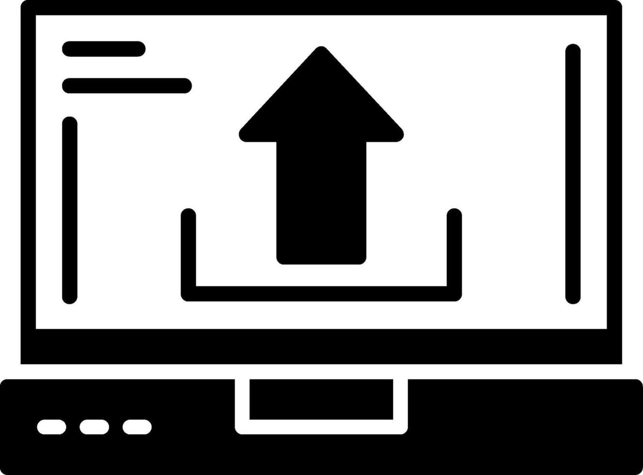 Upload Icon Design vector