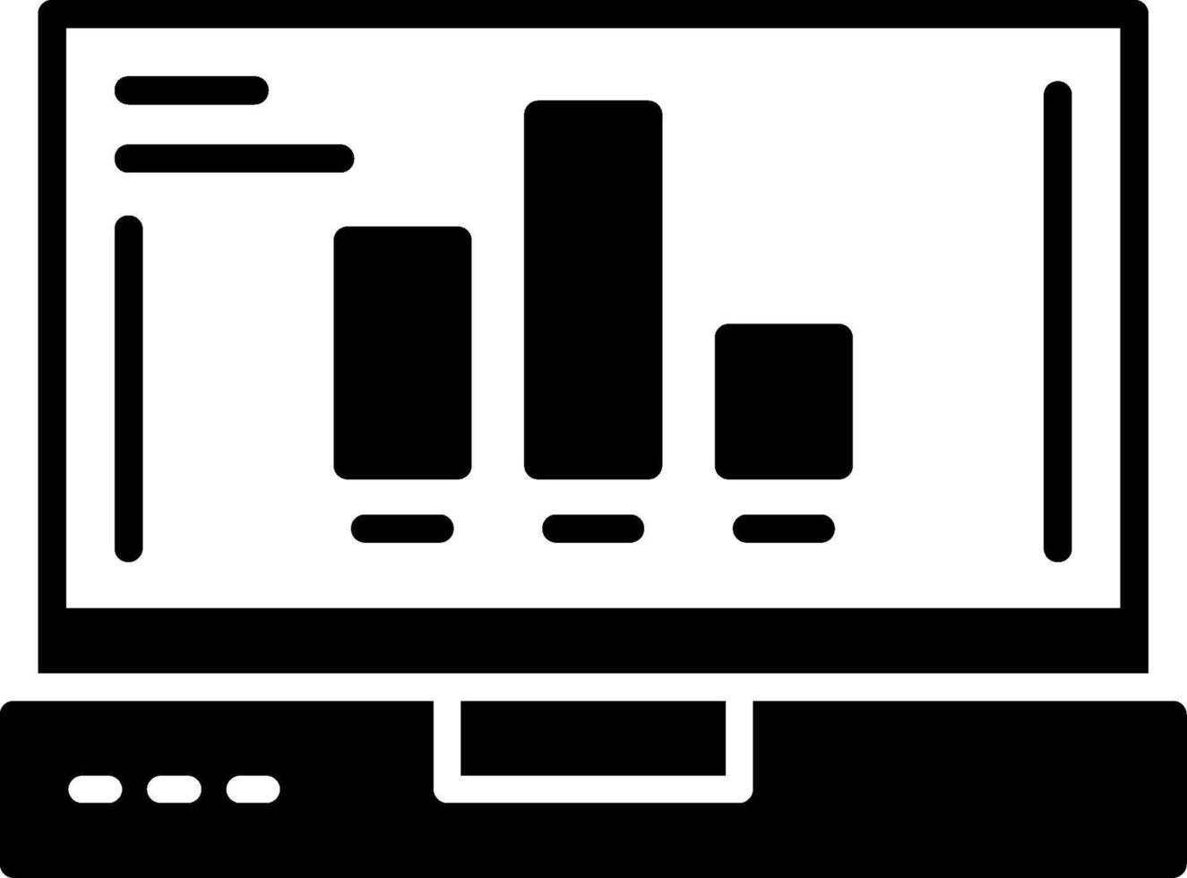 Chart Icon Design vector
