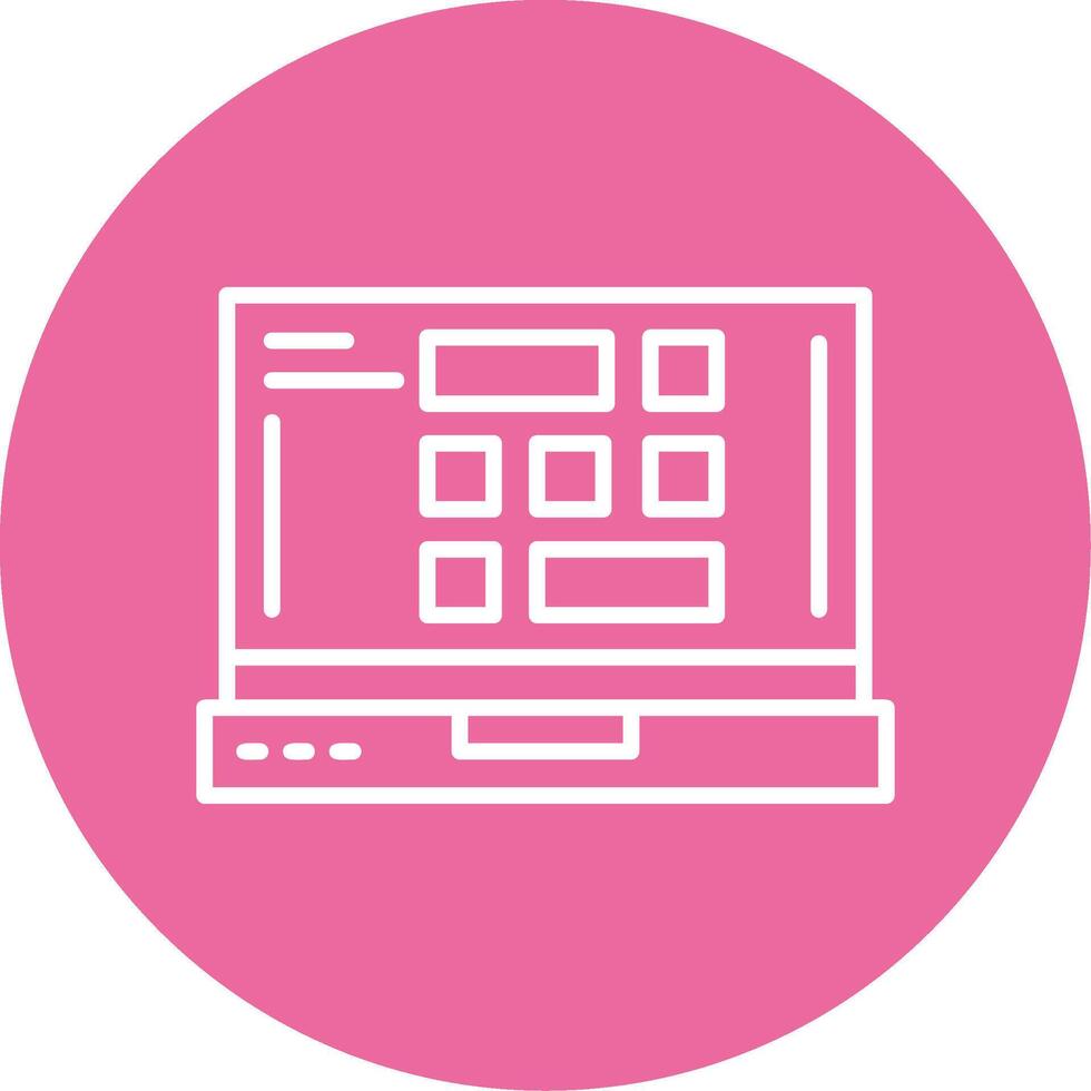 Grid Icon Design vector