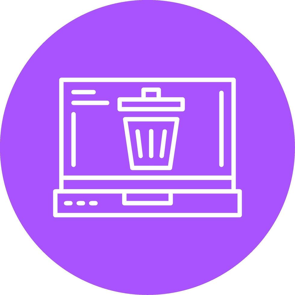 Trash Icon Design vector