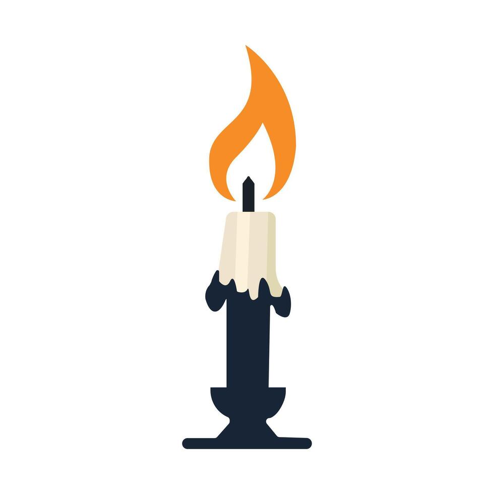 Candle icon illustration vector