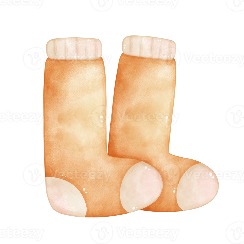 Illustration of cozy socks png