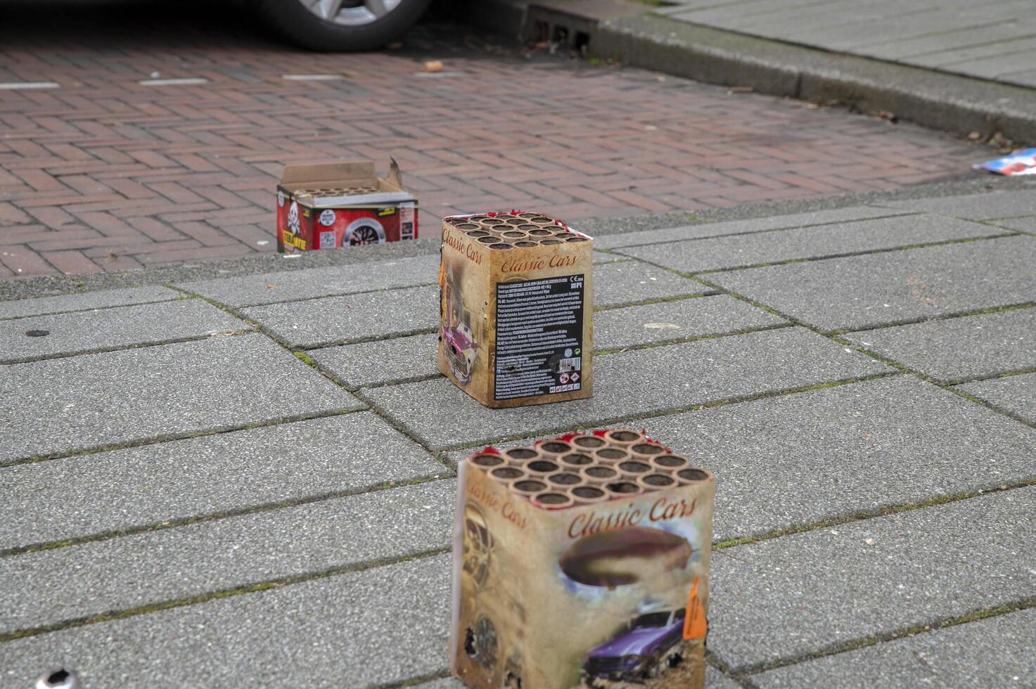 Bunch Of Fireworks At Amsterdam The Netherlands 1-1-2023 photo