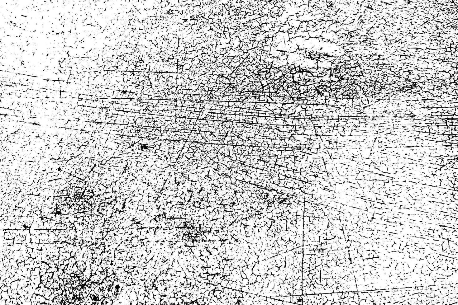 Cracked wall grunge texture on white background. vector