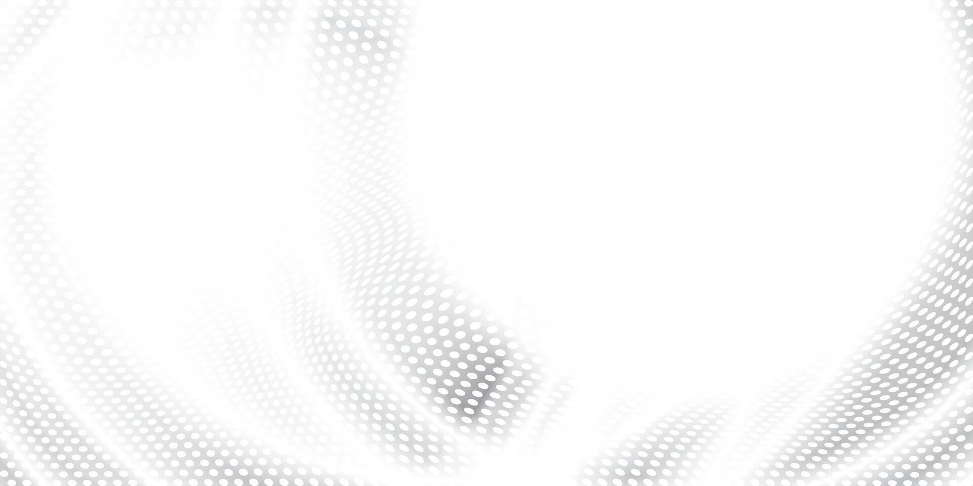 Abstract white and gray color background with halftone effect, dot pattern. illustration. vector