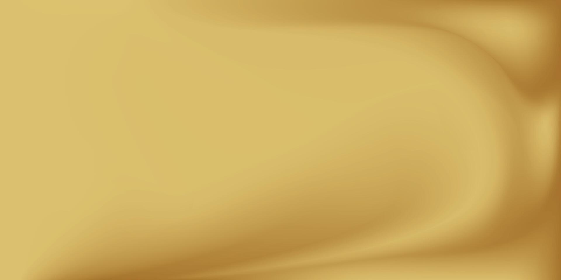 Gold abstract blurred gradient background. illustration. vector