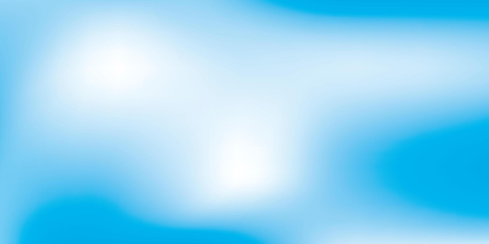 Beautiful clouds, abstract white and blue color gradient background. illustration. vector