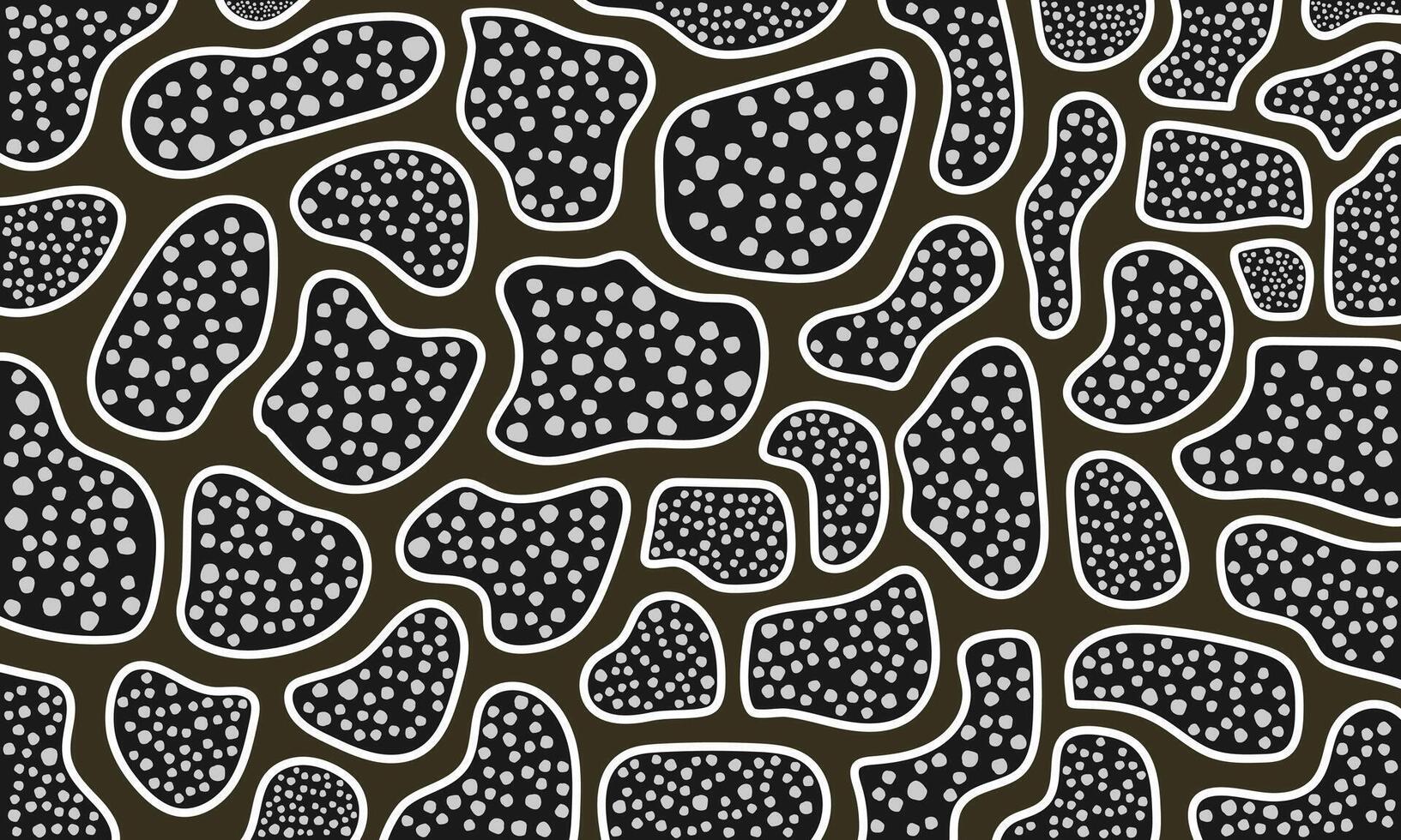 Abstract Hand Drawing Geometric Shapes Dots Pattern Isolated Background vector