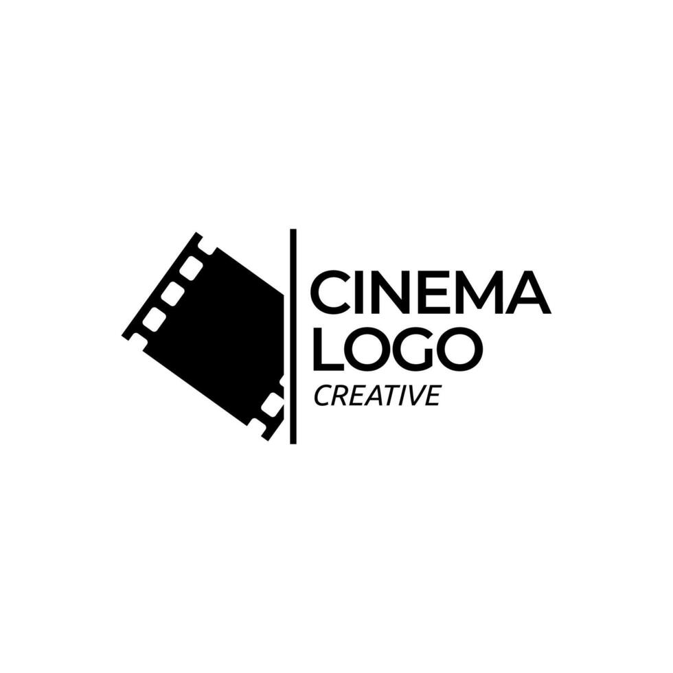 Cinema logo design template vector